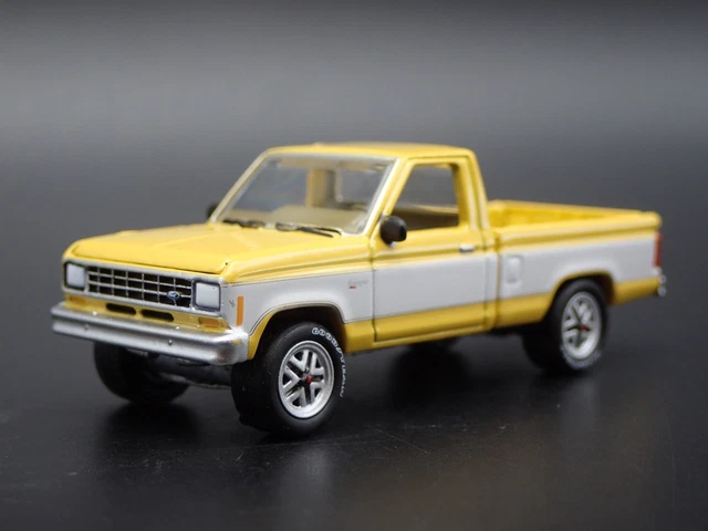1983 Ford Ranger Pickup Truck With Open Trailer In Light Desert Tan Trucktrailers Johnny Lightning 164 Jlsp316 A