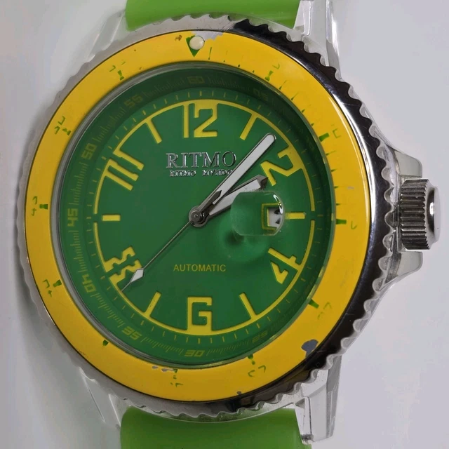 Montre Rythme Homme MVNDO - Mécanique Suisse Unitas, étanche 50m, 47mm - Neuve