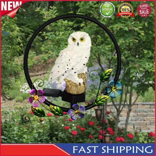 Bird Animal Solar Light IP65 Owl Solar Lighting Art Crafts for Lawn Yard Balcony