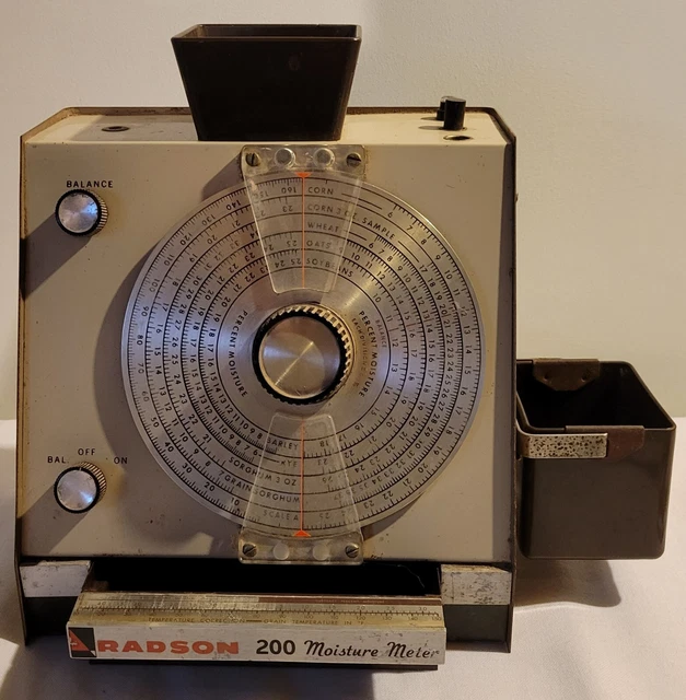 Radson 200 Moisture Grain, Corn, Wheat, soybean, oats Tester powers on Untested