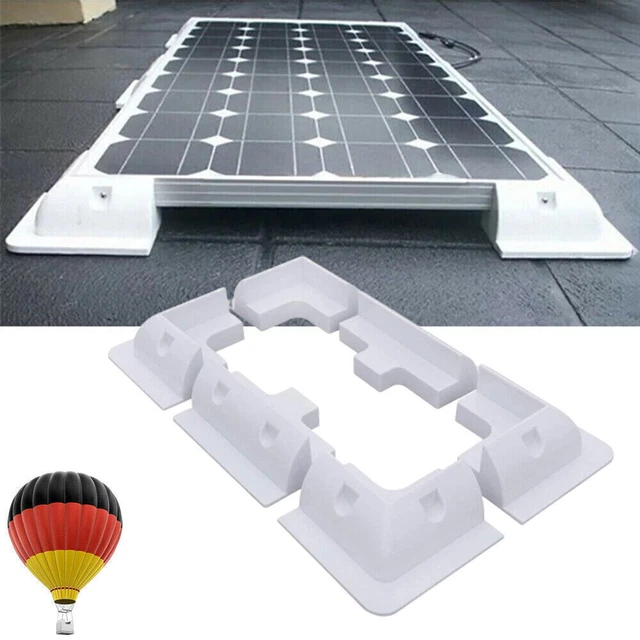 Solarmodul Halterung WOHNMOBIL HALTERUNG VERBINDER Solarmodul Dachbefestigung Haltespoiler Spoiler 386446531974 Flachdachhalterung Für Solarmodule