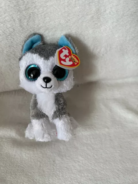 Ty Beanie Boos - Slush Huskey - ca. 15cm - Kuscheltier - Plüsch - Hund