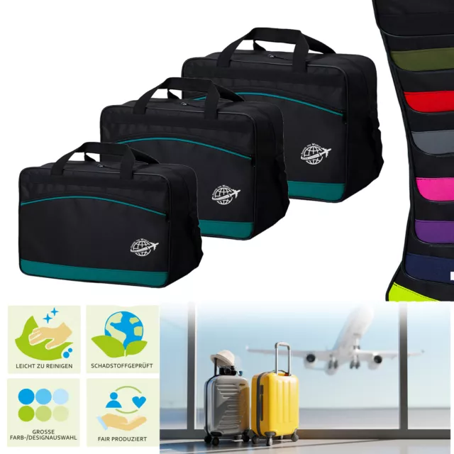 BORSA DA VIAGGIO BAGAGLIO A MANO bagaglio da bordo aereo 40x20x25 40x30x20  55x40x20 Ryanair EUR 14,95 - PicClick IT