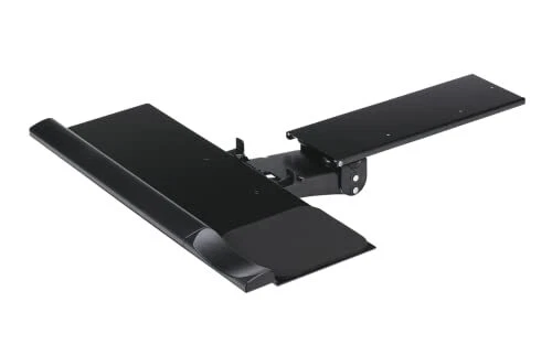 Keyboard Tray Under Desk 360 Degrees Adjustable Ergonomic Sliding Computer Ke...