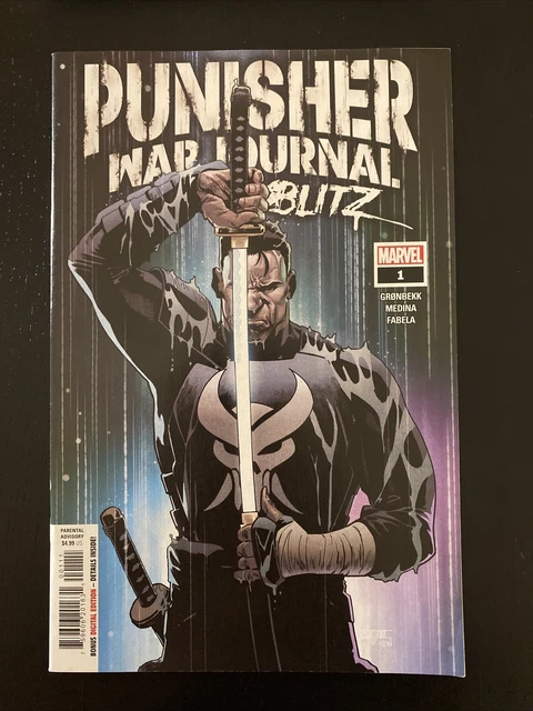 PUNISHER WAR JOURNAL BLITZ #1 Marvel  2022 SIGNED BY TORUNN GRONBEKK + COA NM🔥