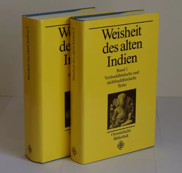 Johannes Mehlig: Weisheit des alten Indien, 2 Bände, Buch 1: Vorbuddhistische un