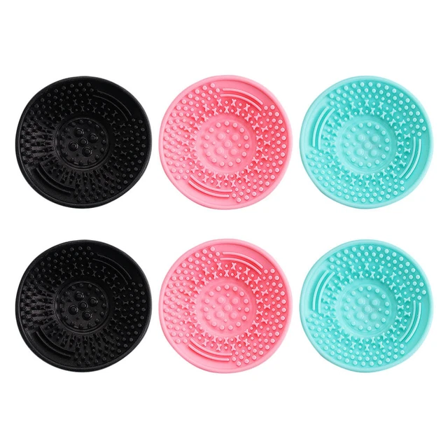 6 Pcs Nettoyeur De Pinceaux Tampon À Récurer Brosse Pliable Portable