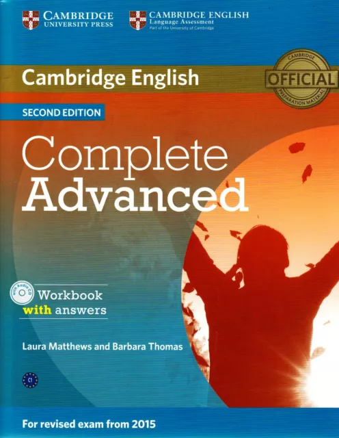 COMPLETE ADVANCED 2nd Ed WORKBOOK with Answers & AUDIO CD for Exam from 2015 NEW