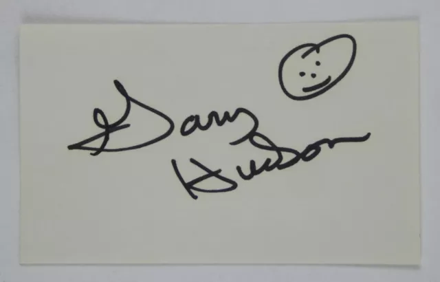 Gary Hudson Hand Signed Autographed 3x5 Index Card Road House Black Thunder