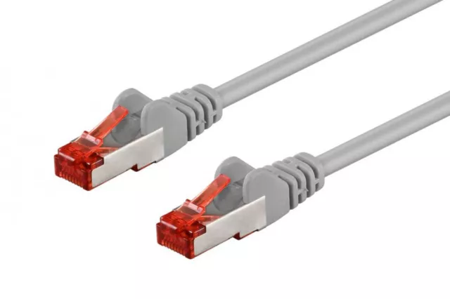 Câble réseau RJ45 Cat. 6 S/FTP Gris - 10 m - Goobay