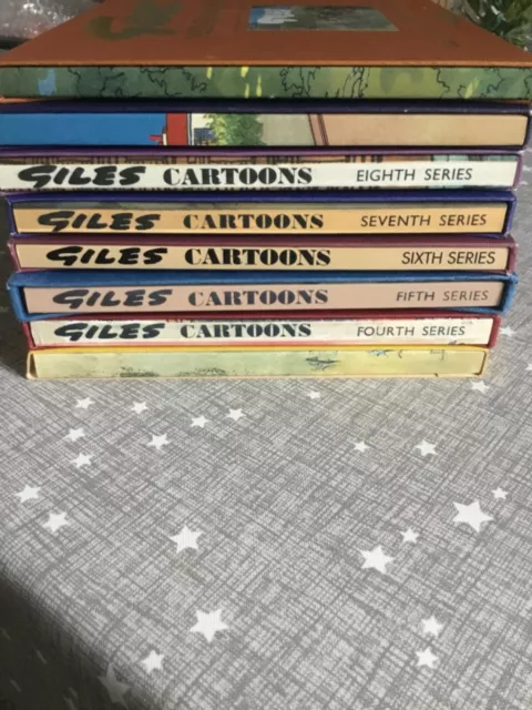 Limited Edition Giles Cartoon Annuals 1948 - 1955/56