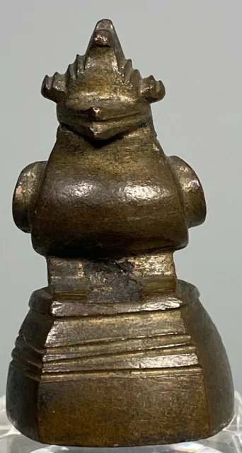 Lot of 3 Burma Burmese Bronze Bird Avian Form Opium Weights ca. 19th century 11
