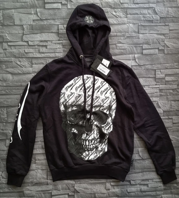 Sweat à Capuche Philipp Plein - Motif Crâne Strass Cristal - Taille 2XL - Occasion Très Bon état