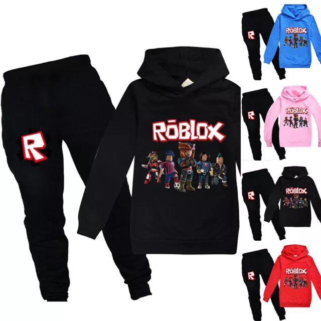 Kids Boys Girls Hoodie+Pants Tracksuit Set Hooded Sweatshirt Sport Outfits New