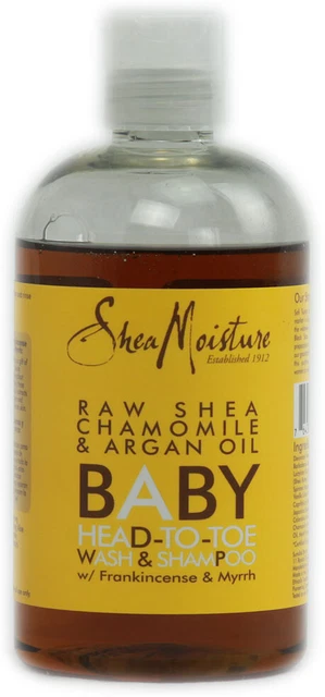 Baby Head-To-Toe Wash and Shampoo by Shea Moisture, 12 oz 4 pack