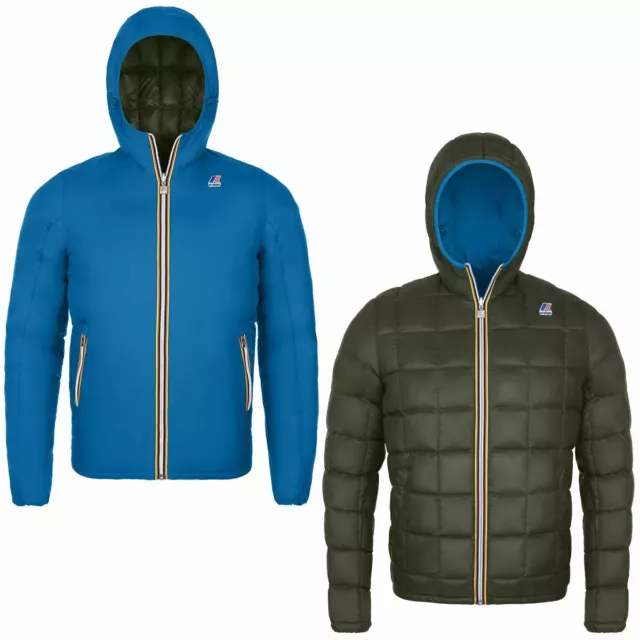 K-Way Jacques Thermo Plus Double 360 € Uomo Kway K001K40 996 Blue F Green A