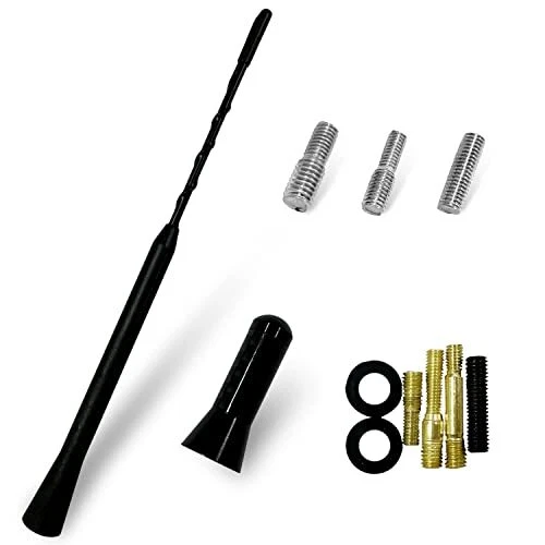 2 Antennes RC Métal Noir Pour Traxxas TRX-4 - Accessoires Décoration Voiture Crawler 1/10