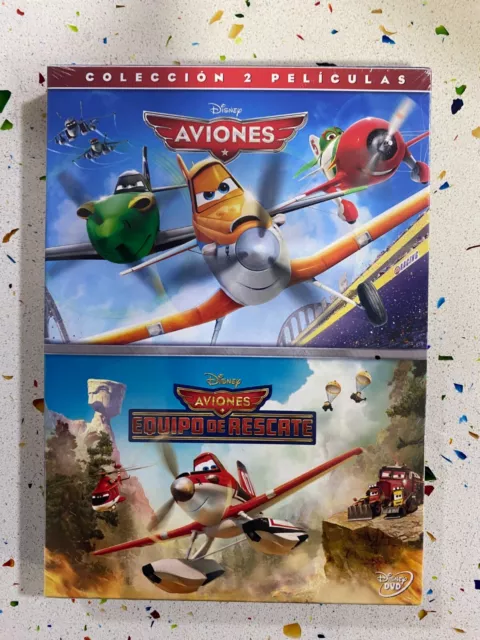 Aviones + Aviones Equipo Al Rescate Coleccion De Las 2 Peliculas En 2 Dvd Disney