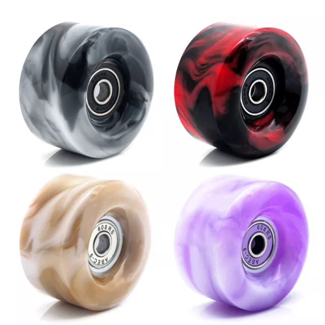 Roller Skate Wheels Indoor Roller Skate Wheel with Bearing Mixed Color Wheels