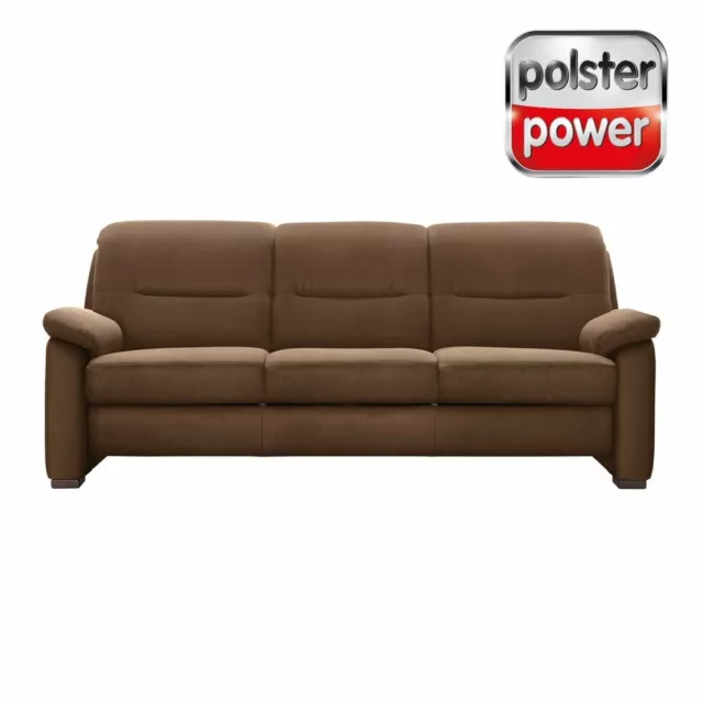 polsterpower 3-Sitzer-Sofa - Holiday mandel - mit Funktionspaket Sofa Couch