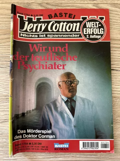 Jerry Cotton Band 1754: Wir und der teuflische Psychiater [2. Auflage]