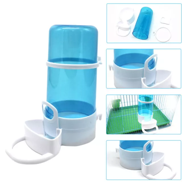 3 Pcs Food Automatic Dispenser Rat Feeder Bird Feeders Round Cage