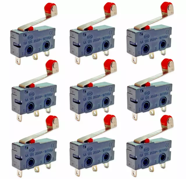 ✅ 10x Stück Micro Rollen Endstop Endschalter 3D Drucker Limit Switch CNC RepRap