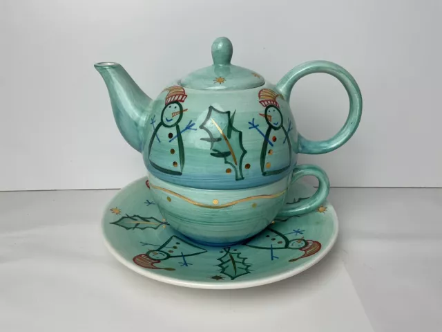 Whittard of Chelsea Sparkle Collection 2002 Tee für eine Hand bemalt Kronleuchter