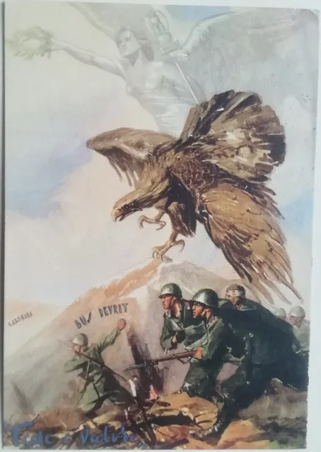 Cartolina 47 Reggimento Fanteria Ferrara Militare Regno Fanti "Fede E Valore"