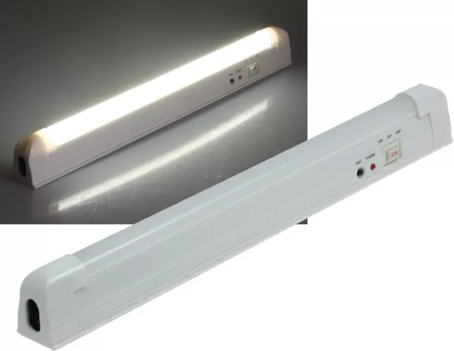 LED Notleuchte 30 LEDs mit Lithium Akku - Stromausfall Leuchte Notbeleuchtung