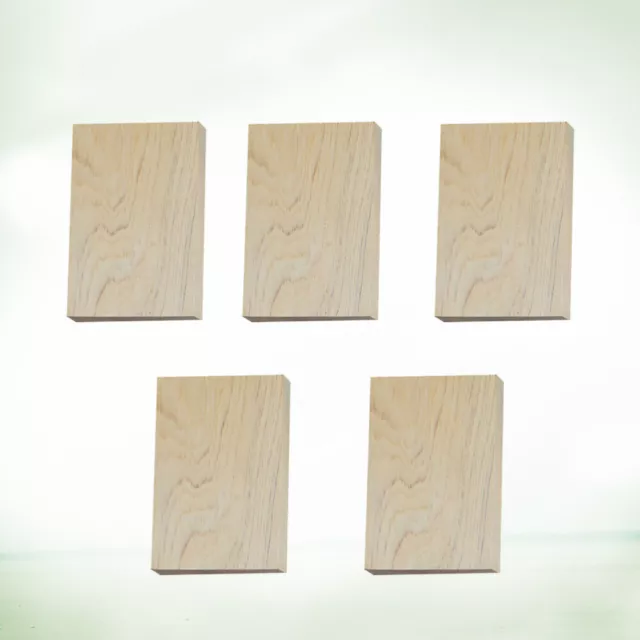5 piezas bloques de madera natural cubos de apilamiento de sándalo artesanal