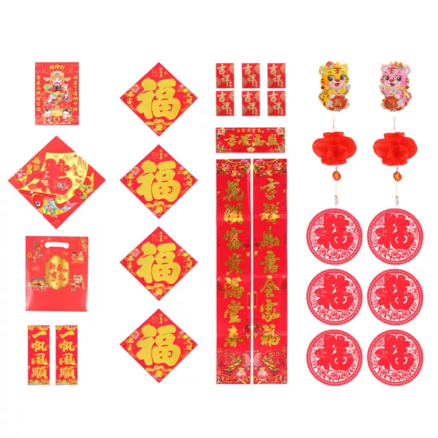 decoraciones para salas de casa Chinese New Year Decor Chinese Spring Couplets