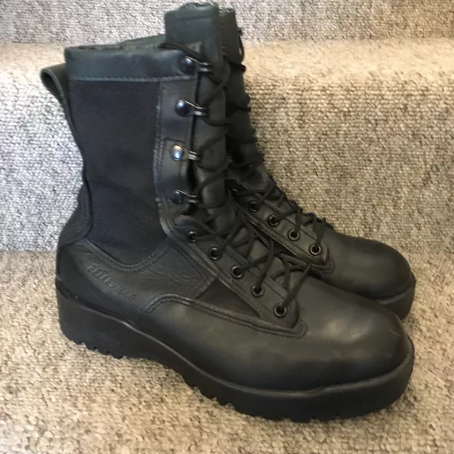 Belleville Military Combat Para Boots Black Uk4 Eu37 Patrol Army Goretex Vibram