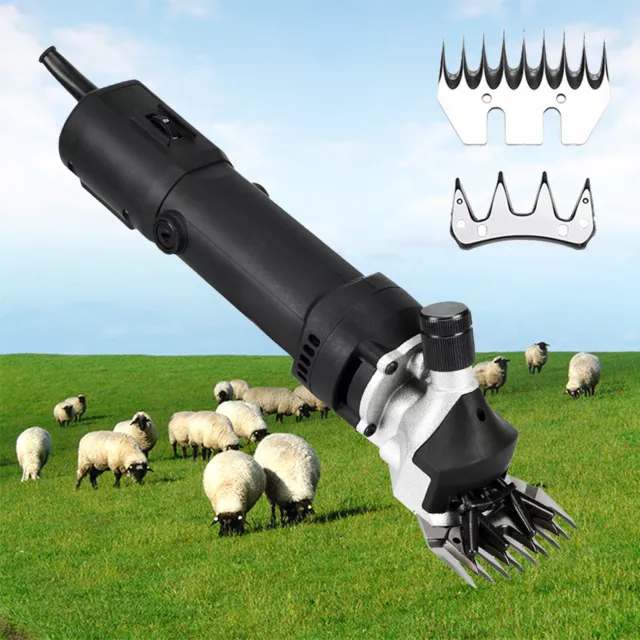 1000W Electric Sheep Goat Shearing Clipper Shears Cutter 6 Speed Adjustable 220v