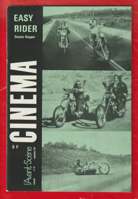 CINEMA. Easy rider par Dennis Hooper 1re édition 1971 L'avant-scène N° 117 TBE