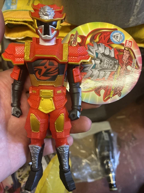 POWER RANGERS AKANINGER Chozetsu Shuriken Sentai Ninninger Figura ...
