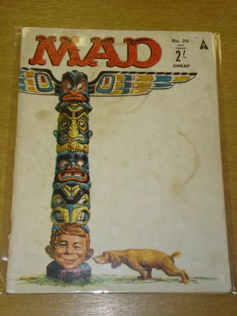 Mad Magazine #26 Vg Thorpe And Porter Uk Magazine