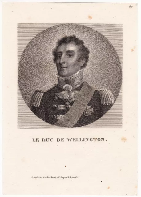 Arthur Wellesley 1st Duke of Wellington Napoléon Bonaparte Waterloo 1813