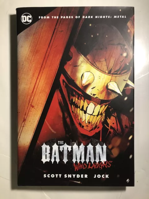 The Batman Who Laughs HC Hardcover First Printing Scott Snyder Jock DC Comics