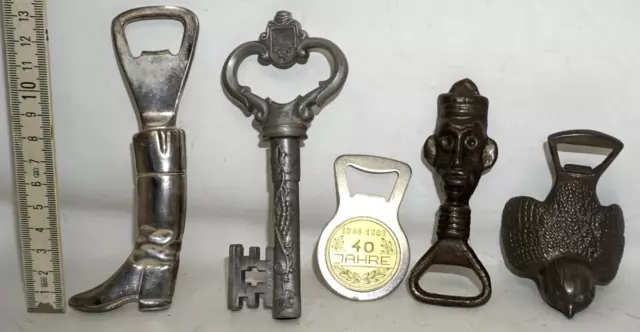 Bottle Opener Metal 5 Piece OLD