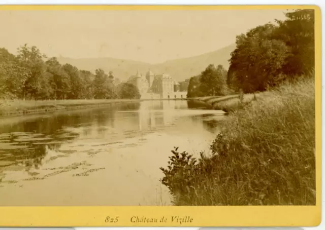 France, Château de Vizille  Vintage albumen print, France Tirage albuminé  1