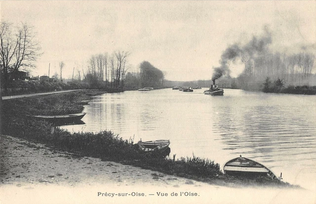 Cpa 60 Precy Sur Oise Vue De L'oise