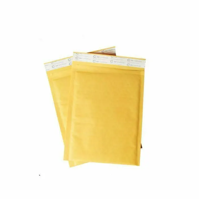 1000 #000 4x8 Kraft Bubble Padded Envelopes Mailers Shipping Bags AirnDefense 3