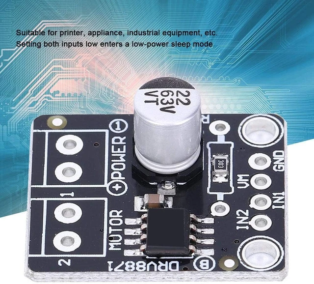 Module Pilote Moteur DRV8871 12V - Pont En H 3,6A, Contrôle PWM, Protection Intégrée - 5