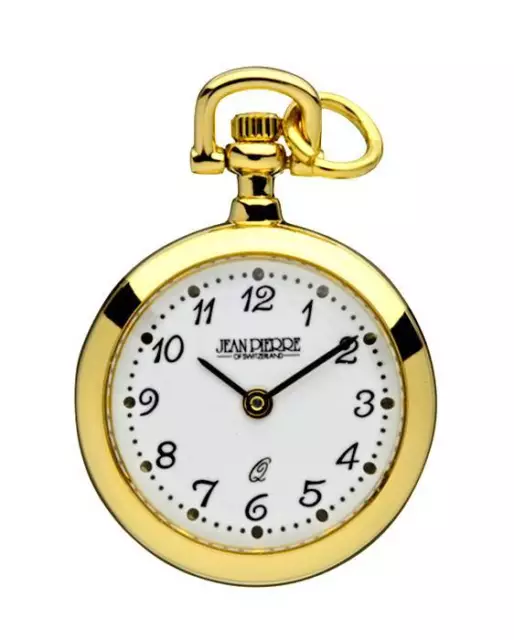 Jean Pierre Quartz Pendant Watch, Gold Plated Case, 26" Chain, L600PQ/AF