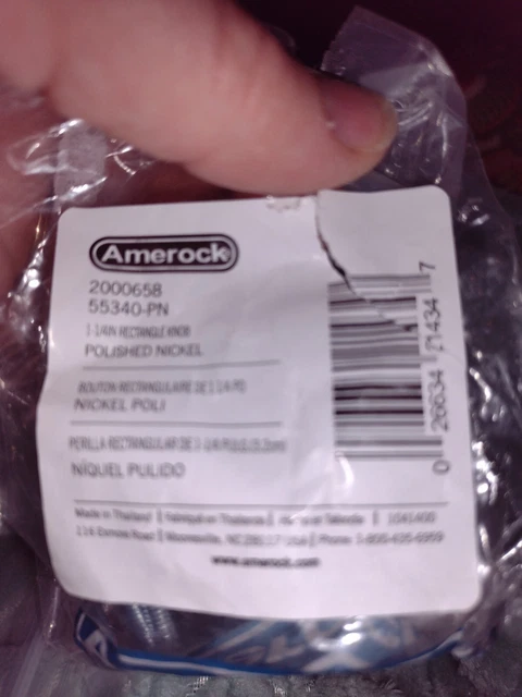 Amerock BP55340PN Revitalize 1-1/4 Inch Cabinet Knob Polished Nickel