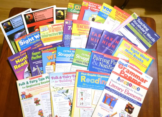 School Elementary Grades Workbooks - Reading, Vocabulary, Writing