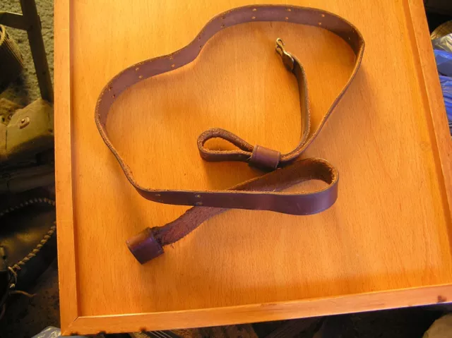 US M1 Garand Rifle M1907 Leather Carry Sling WWII, Half of a Sling