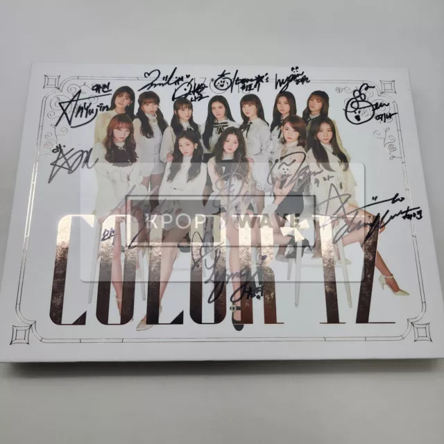 IZONE IZ*ONE Autographed "COLOR*IZ" 1st Mini Album ROSE Album Signed CD