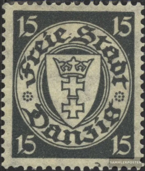 Gdansk 195x A proofed used 1924 State Emblem
